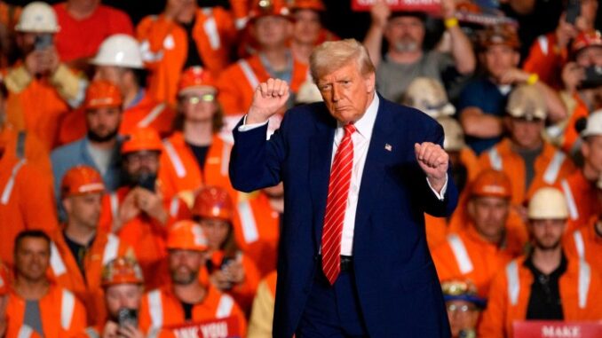 Donald Trump says he will double steel and aluminium tariffs President Donald Trump speaks during a rally at the US Steel-Irvin Works in West Mifflin, Pennsylvania on May 30 2025