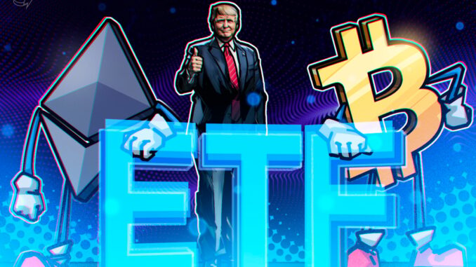 Trump’s Truth Social files for dual Bitcoin and Ether ETF