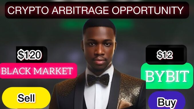 Crypto Arbitrage Opportunity; Making my first $120 using $12 Account with Bybit, Binance and…