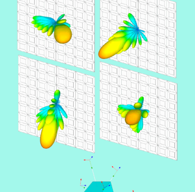 Efficient Simulation of Radiation Pattern Diagrams for Complex Electromagnetic Problems