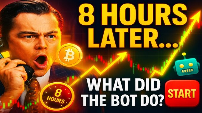 ⏳ I Launched AI Crypto Trading Bot — Here’s What Happened in 8 Hours | +0.6 EHT = 1 Day