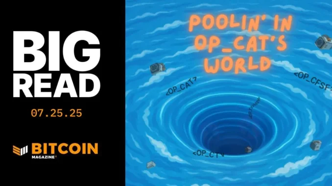 Pooling In OP-CAT's World Pooling In OP-CAT's World