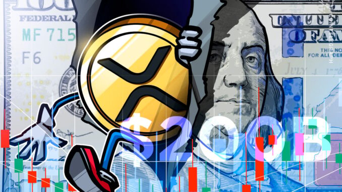 XRP Nears $200B Record Market Cap as Bitcoin Pullback Sparks ’Altseason’