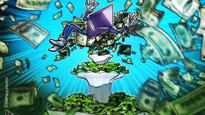 ETH Trader turns $125K into $43M, locks in $7M after market downturn