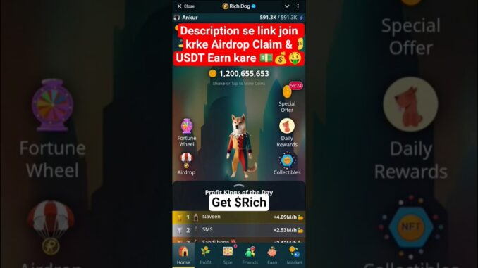 Free Mining crypto currency & get $Rich ! Free Mining Bot Become Rich! #crypto #mining #Freeearn #yt