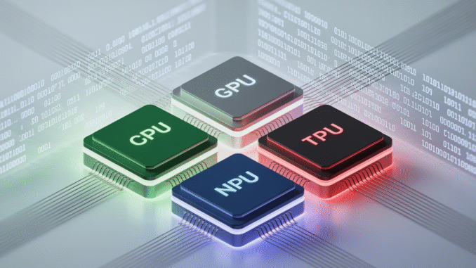 The Ultimate Guide to CPUs, GPUs, NPUs, and TPUs for The Ultimate Guide to CPUs, GPUs, NPUs, and TPUs for AI/ML: Performance, Use Cases, and Key Differences