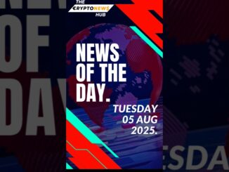 The crypto news hub is live.Top headlines for August 05, 2025.