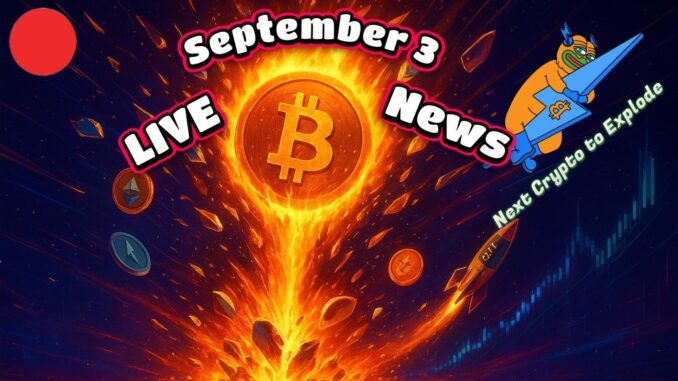 Next Crypto to Explode Live News Today: Timely Insights for Chart Sniffers (September 2)